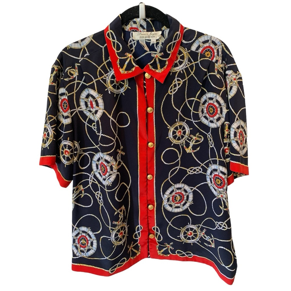 Laura and Jayne Nautical Inspired Top